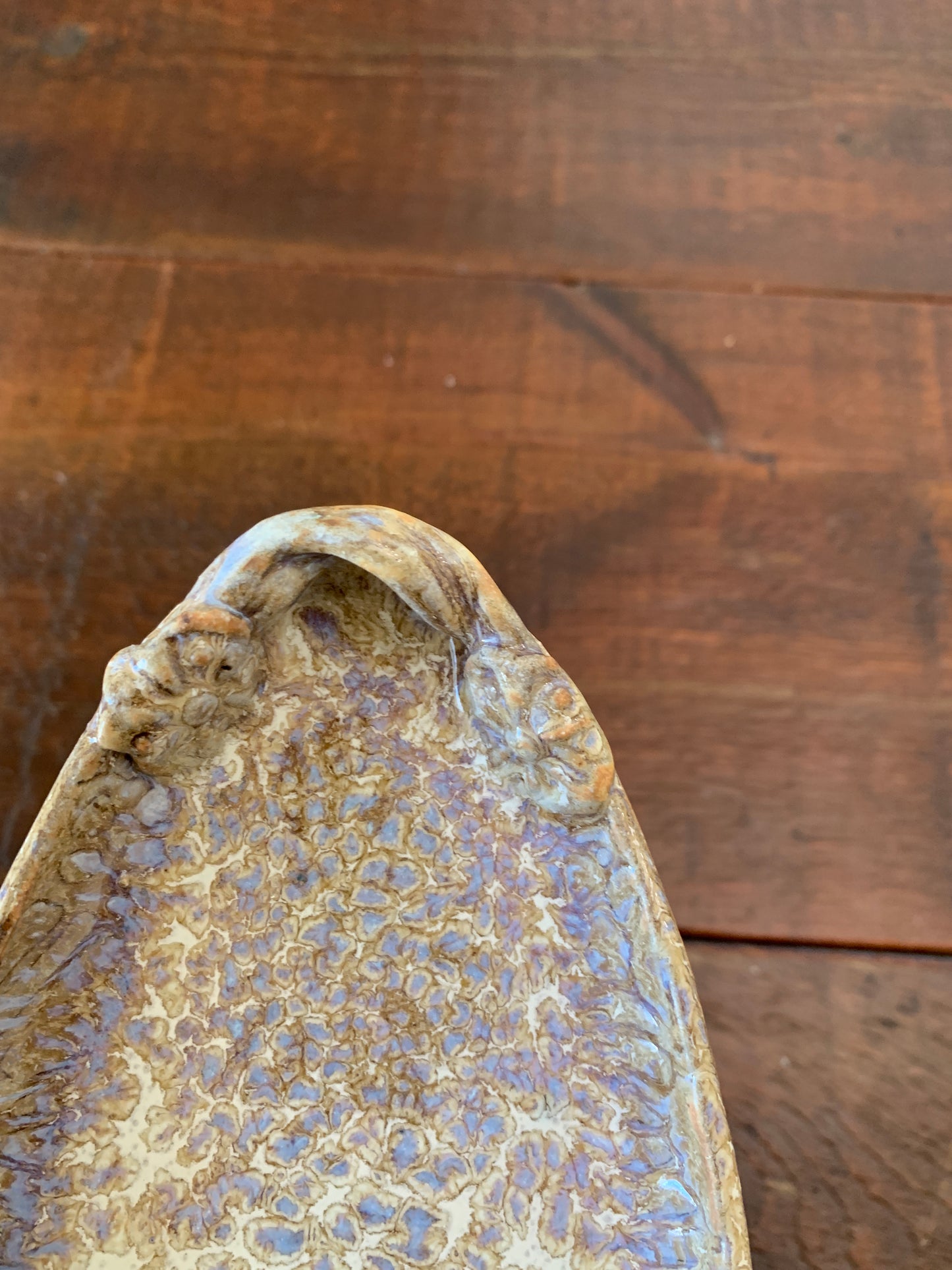 Handmade Pottery Serving Tray with Speckled Glaze, Unique Wedding Gift, Holiday Charcuterie, Sushi Tray